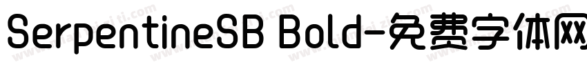 SerpentineSB Bold字体转换